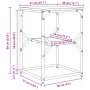 Mesa Lateral de de Roble Ahumado 41x40x60 cm de Madera Engineered de , Mesitas de noche - Ref: Foro24-868239, Precio: 42,96 €...
