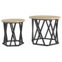 Mesas Auxiliares anidadas 2 pcs Madera de Roble Sonoma de , Mesas de centro - Ref: Foro24-868244, Precio: 58,39 €, Descuento: %