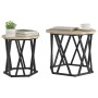 Mesas Auxiliares anidadas 2 pcs Madera de Roble Sonoma de , Mesas de centro - Ref: Foro24-868244, Precio: 58,39 €, Descuento: %