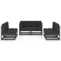 6-teiliges Gartenmöbel-Set mit Kissen aus massivem Kiefernholz von vidaXL, Gartensets - Ref: Foro24-3076463, Preis: 659,76 €,...