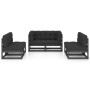 6-teiliges Gartenmöbel-Set mit Kissen aus massivem Kiefernholz von vidaXL, Gartensets - Ref: Foro24-3076463, Preis: 659,76 €,...