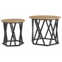 Mesas Laterales Anidadas 2 pcs de Madera de Roble Artisan de , Mesas de centro - Ref: Foro24-868248, Precio: 58,39 €, Descuen...