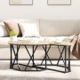 Mesa de Café Sonoma Oak 80x80x42 cm Madera Ingenierizada