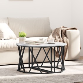 Mesa de café Gris Sonoma 80x80x42 cm de madera de ingeniería by , Coffee table - Ref: Foro24-868252, Price: 72,01 €, Discount: %