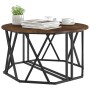 Mesa de café de roble ahumado 80x80x42 cm de madera de ingeniería von , Couchtisch - Ref: Foro24-868251, Preis: 69,88 €, Raba...