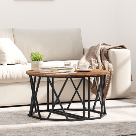 Mesa de café de madera vieja 80x80x42 cm de madera compuesta von , Couchtisch - Ref: Foro24-868253, Preis: 69,88 €, Rabatt: -5%%