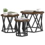 Mesas Auxiliares Nesting 3 pcs Madera de Roble Ahumada de , Mesas de centro - Ref: Foro24-868257, Precio: 73,30 €, Descuento: %