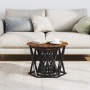 Mesas Auxiliares Nesting 3 pcs Madera de Roble Ahumada de , Mesas de centro - Ref: Foro24-868257, Precio: 73,30 €, Descuento: %