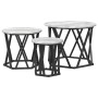 Mesas Apilables 3 pcs Gris Sonoma Madera de Buena Calidad de , Mesas de centro - Ref: Foro24-868258, Precio: 75,84 €