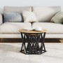 Mesas Laterales Apilables 3 pcs de Madera de Roble Artesanal de , Mesas de centro - Ref: Foro24-868260, Precio: 72,72 €, Desc...