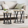 Mesas Laterales 2 pcs Madera Ingenierizada de Roble Sonoma de , Mesas de centro - Ref: Foro24-868262, Precio: 61,07 €, Descue...