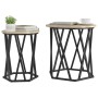Mesas Laterales 2 pcs Madera Ingenierizada de Roble Sonoma de , Mesas de centro - Ref: Foro24-868262, Precio: 61,07 €, Descue...