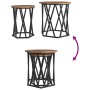 Mesas Laterales 2 pcs Madera Vieja Madera de Ingeniería de , Mesas de centro - Ref: Foro24-868265, Precio: 64,59 €, Descuento: %