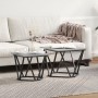 Gris sonoma Madera de ingeniería y metal Mediana Duradera by , Coffee table - Ref: Foro24-868270, Price: 51,11 €, Discount: %
