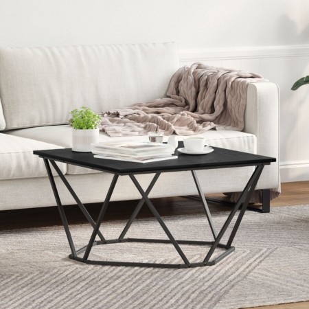 Roble negro Metal Mediana Chic Mesa de café Rectangular by , Coffee table - Ref: Foro24-868273, Price: 56,23 €, Discount: %