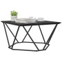 Roble negro Metal Mediana Chic Mesa de café Rectangular