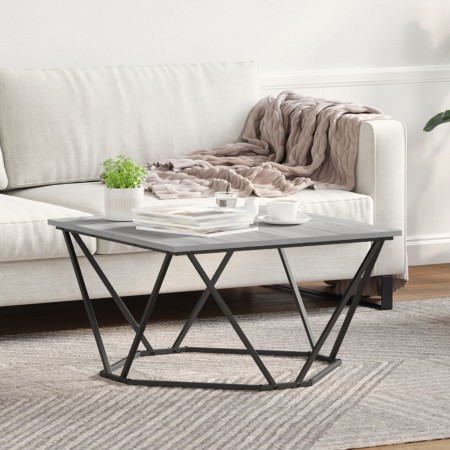 Grey Sonoma Madera de ingeniería, Metal Mediana Moderna by , Coffee table - Ref: Foro24-868276, Price: 54,70 €, Discount: %
