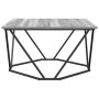 Grey Sonoma Madera de ingeniería, Metal Mediana Moderna by , Coffee table - Ref: Foro24-868276, Price: 54,70 €, Discount: %