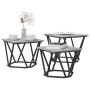 Mesas Laterales 3 pcs Gris Sonoma Madera Elaborada de , Mesas de centro - Ref: Foro24-868282, Precio: 64,01 €, Descuento: %