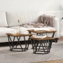 Mesas Laterales de 3 pcs en Madera Vieja de , Mesas de centro - Ref: Foro24-868283, Precio: 62,10 €, Descuento: %