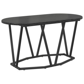 Mesa de café Negro Roble 80x40x40,5 cm Madera y Metal by , Coffee table - Ref: Foro24-869690, Price: 45,13 €, Discount: %