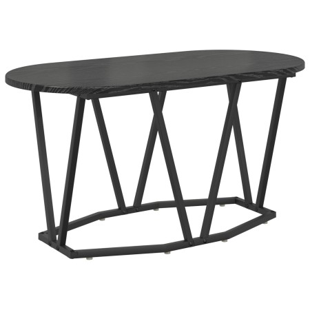 Mesa de café Negro Roble 80x40x40,5 cm Madera y Metal de , Mesas de centro - Ref: Foro24-869690, Precio: 45,13 €