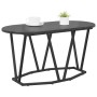 Mesa de café Negro Roble 80x40x40,5 cm Madera y Metal by , Coffee table - Ref: Foro24-869690, Price: 45,13 €, Discount: %