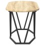 Mesa de café de roble Sonoma 80x40x40,5 cm de madera de ingeniería y metal by , Coffee table - Ref: Foro24-869691, Price: 42,...