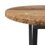 Mesa de café de madera vintage 80x40x40,5 cm en madera de ingeniería y metal by , Coffee table - Ref: Foro24-869694, Price: 4...