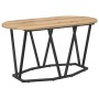 Mesa de café Artisan de roble de 80x40x40,5 cm en madera y metal by , Coffee table - Ref: Foro24-869695, Price: 42,83 €, Disc...