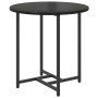 Juego de 2 Mesas Laterales en Madera de Roble Negro y Metal de , Mesas auxiliares - Ref: Foro24-869696, Precio: 49,62 €, Desc...