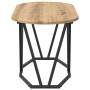 Mesa de café Artisan de roble de 80x40x40,5 cm en madera y metal by , Coffee table - Ref: Foro24-869695, Price: 42,83 €, Disc...