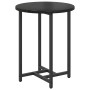 Juego de 2 Mesas Laterales en Madera de Roble Negro y Metal de , Mesas auxiliares - Ref: Foro24-869696, Precio: 49,62 €, Desc...