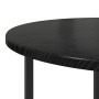 Juego de 2 Mesas Laterales en Madera de Roble Negro y Metal de , Mesas auxiliares - Ref: Foro24-869696, Precio: 49,62 €, Desc...