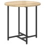 Mesa auxiliar de 2 piezas en madera de roble sonoma y metal de , Mesas auxiliares - Ref: Foro24-869697, Precio: 46,16 €, Desc...