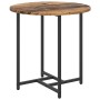 Mesa auxiliar de 2 piezas de madera antigua, madera de ingeniería y metal de , Mesas auxiliares - Ref: Foro24-869700, Precio:...