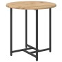 Mesa Lateral de 2 pcs en Madera de Roble Artisan y Metal de , Mesas auxiliares - Ref: Foro24-869701, Precio: 46,16 €, Descuen...
