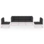 5-teiliges Gartenmöbel-Set mit Kissen aus massivem Kiefernholz von vidaXL, Gartensets - Ref: Foro24-3076440, Preis: 496,20 €,...