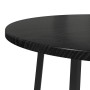 Mesa Lateral 2 pcs Negra de Madera y Metal de , Mesas auxiliares - Ref: Foro24-869702, Precio: 66,83 €, Descuento: %