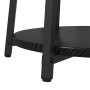 Mesa Lateral 2 pcs Negra de Madera y Metal de , Mesas auxiliares - Ref: Foro24-869702, Precio: 66,83 €, Descuento: %