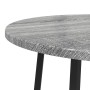 Mesa Lateral 2 pcs Gris Sonoma de Madera y Metal de , Mesas auxiliares - Ref: Foro24-869705, Precio: 64,99 €, Descuento: %