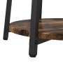 Mesa lateral de 2 piezas en madera de roble ahumado y metal de , Mesas auxiliares - Ref: Foro24-869704, Precio: 63,11 €, Desc...