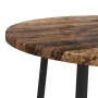 Mesa Auxiliar de 2 Piezas de Madera Vieja, Madera Reforzada y Metal de , Mesas auxiliares - Ref: Foro24-869706, Precio: 63,11...