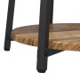 Mesa Auxiliar de 2 Piezas de Madera Vieja, Madera Reforzada y Metal de , Mesas auxiliares - Ref: Foro24-869706, Precio: 63,11...
