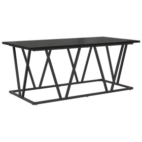 Mesa de café en negro y roble, 100x50x40 cm, de madera y metal von , Couchtisch - Ref: Foro24-869708, Preis: 54,12 €, Rabatt:...