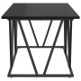 Mesa de café en negro y roble, 100x50x40 cm, de madera y metal von , Couchtisch - Ref: Foro24-869708, Preis: 54,12 €, Rabatt:...