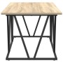 Mesa de café  Roble de Sonoma 100x50x40 cm Hecha de madera elaborada y metal | Foro24.es | Tu tienda online para hogar, jardín y más Foro24.es