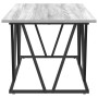 Mesa de Café Gris Sonoma  100x50x40 cm Hecha de Madera Elaborada y Metal | Foro24.es | Tu tienda online para hogar, jardín y más Foro24.es