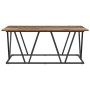 Mesa de café de madera reciclada 100x50x40 cm de madera de ingeniería y metal by , Coffee table - Ref: Foro24-869712, Price: ...