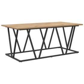 Mesa de café Artisan de roble 100x50x40 cm, de madera de ingeniería y metal von , Couchtisch - Ref: Foro24-869713, Preis: 51,...